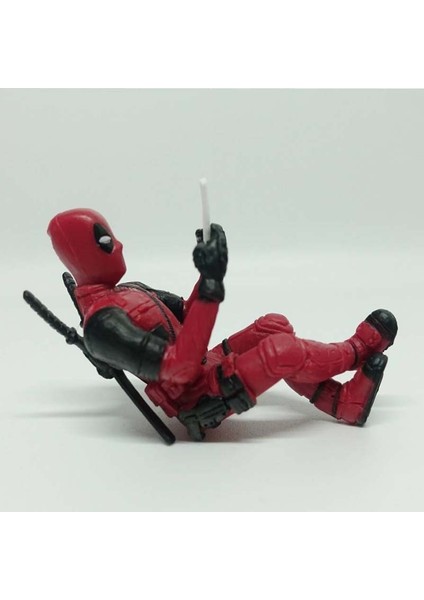 7cm X-Man Deadpool Super Hero Cute Version Figure Model Toys Car Pendant (Yurt Dışından)