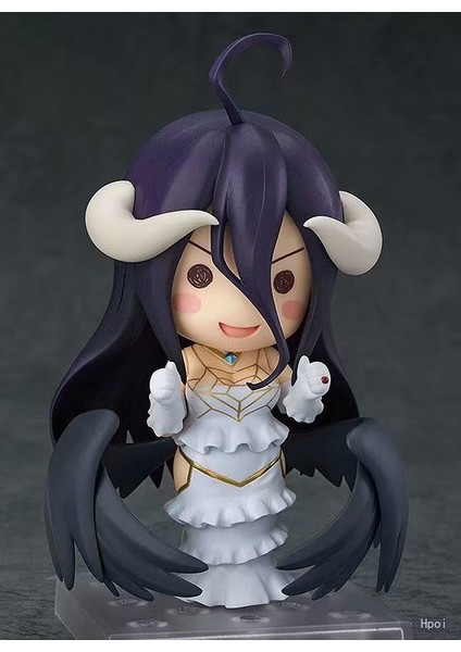 Anime Overlord Ainz Ooal Gown Albedo Demon Cute Kawaii Super Hero 10CM Action Figure Toys (Yurt Dışından)
