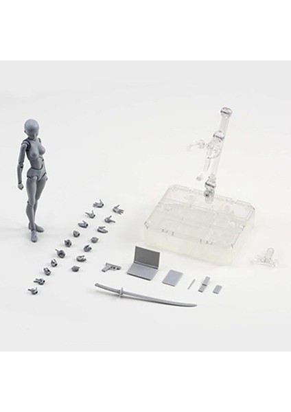 14CM Sketch Draw Male Female Movable Body Kun Body Chan Joint Pain Anime Figure Shf Action Figure Toy Model Draw Mannequin (Yurt Dışından)