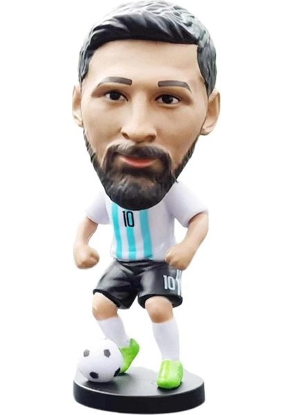 Inch Soccer Star Ornament 2022, Argentina Messi Ronaldo Neymar Mbappe Action Figures, Mini Model Toy, Soccerstarz Doll Statue For Soccer Lovers (Yurt Dışından)