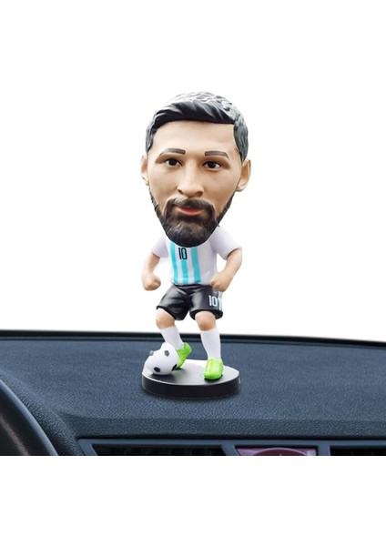 Inch Soccer Star Ornament 2022, Argentina Messi Ronaldo Neymar Mbappe Action Figures, Mini Model Toy, Soccerstarz Doll Statue For Soccer Lovers (Yurt Dışından)