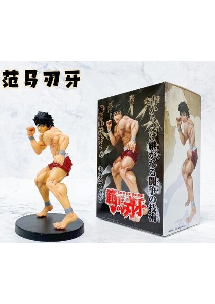 Baki The Grappler Hanma Baki Hanma Yujirō Hanayama Kaoru Jack Hanma Action Figure Model Collection Toys 22CM (Yurt Dışından)