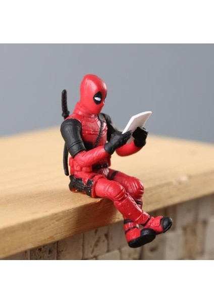 7cm X-Man Deadpool Super Hero Cute Version Figure Model Toys Car Pendant (Yurt Dışından)