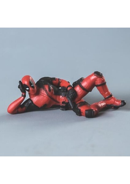 7cm X-Man Deadpool Super Hero Cute Version Figure Model Toys Car Pendant (Yurt Dışından)