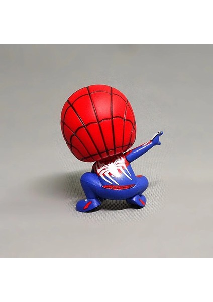 Marvel Avengers Spider Man Cute Action Figure Posture Anime Decoration Collection Figurine Toy Model Ornaments Children Gift (Yurt Dışından)