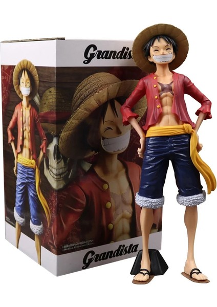 Hot 28CM One Piece Anime Figure Confident Smiley Luffy Three Form Face Changing Doll Action Figurine Model Toys Kits (Yurt Dışından)