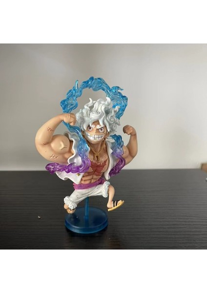 STYLE10CM Mini One Piece Battle Yz Luffy Gear 5 Action Figure Nika Statue Anime Figurine Model Doll Collection Toy Gift Kids (Yurt Dışından)