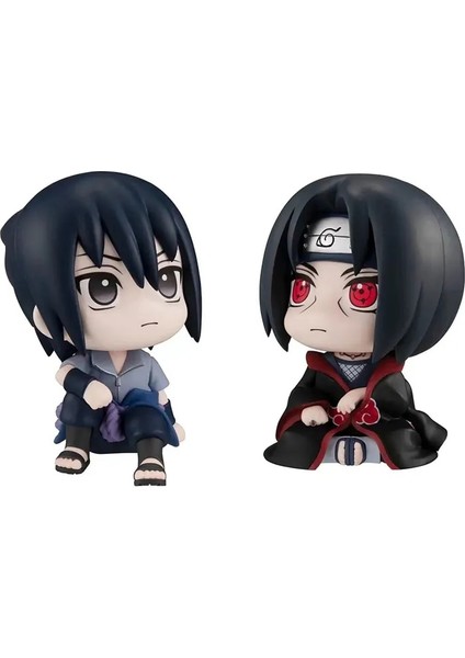 9cm Naruto Anime Figure Naruto Kakashi Action Figure Q Version Kawaii Sasuke Itachi Figurine Car Decoration Collection Model Toy (Yurt Dışından)