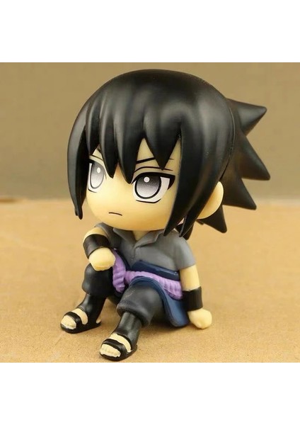 9cm Naruto Anime Figure Naruto Kakashi Action Figure Q Version Kawaii Sasuke Itachi Figurine Car Decoration Collection Model Toy (Yurt Dışından)