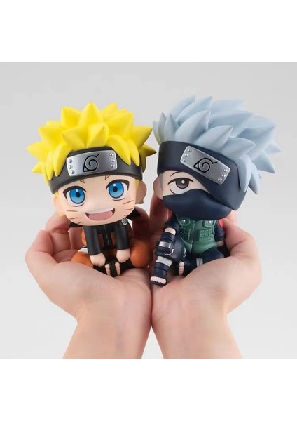 9cm Naruto Anime Figure Naruto Kakashi Action Figure Q Version Kawaii Sasuke Itachi Figurine Car Decoration Collection Model Toy (Yurt Dışından)