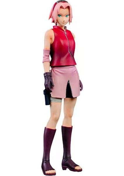 26CM Anime Shippuden Haruno Sakura Action Figure Pvc Statue Collection Model Toys Decoration Doll Xmas Ornament Gift For Kids (Yurt Dışından) fırsatları