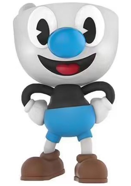 Yeni Pop Caphead Anime Oyunu Bebek Oyuncak Bayan Kadeh Mugman Caphead Dekorasyon Yetişkin ve Çocuk Doğum Günü Oyuncak Hediye Bebek (Yurt Dışından)