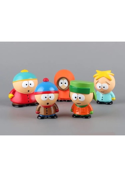 Bir Set Kawaii Sevimli Southpark Aksiyon Figürü Güney Kuzey Parkı Anime Figürleri Pvc Odası Dekorasyon Noel Hediyesi Çocuklar Için Oyuncaklar (Yurt Dışından)