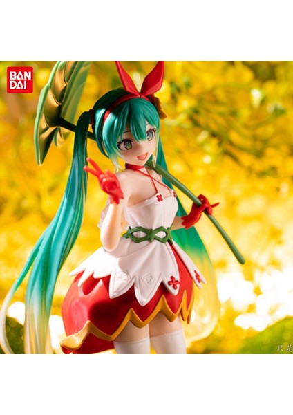 21CM Hatsune Miku Anime Figure Kawaii Thumbelina Vocaloid Wonderland Pvc Action Figure Collection Model Doll Ornaments Toys Gift (Yurt Dışından) fırsatları