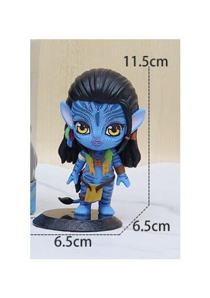 Cute Avatar 2 Neytiri & Jake Sully Pvc Figure Model Toys 12CM (Yurt Dışından)