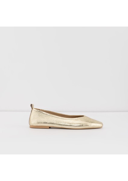 Akıta-Tr Ayakkabı Babet - Gold