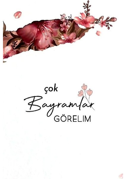 Bayram Için Kutlama Kartı (5,5x8 cm 100 Adet)