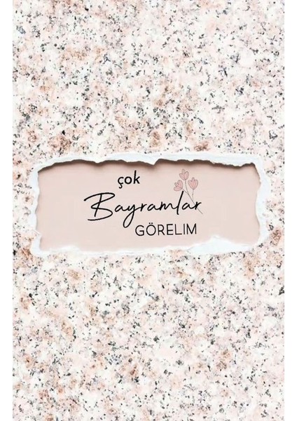 Bayram Için Kutlama Kartı (5,5x8 cm 100 Adet)