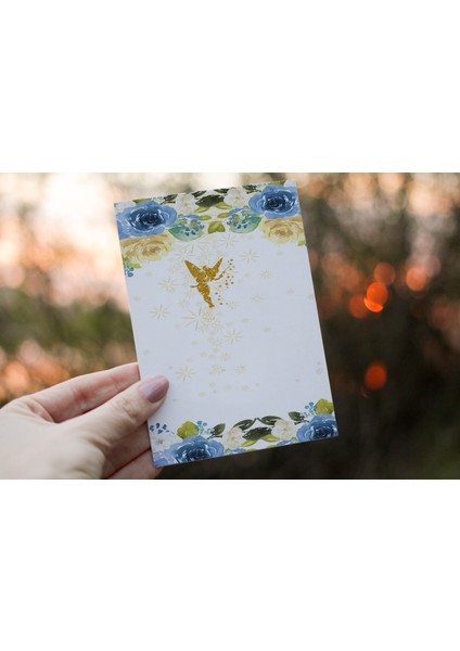 Yazılabilir Not Kartları -Teşekkür Kartı (5x8 cm 50 Adet)