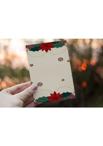 Yazılabilir Not Kartları -Teşekkür Kartı (5x8 cm 50 Adet)