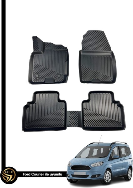 Ford Courier Stary 3D Havuzlu Tam Uyumlu Oto Paspas