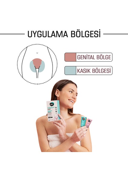 Body Natur Kadınlar İçin Genital Özel Bölge Tüy Dökücü Krem Seti T Bölgesi Tüy Dökücü & Uygulama Sonrası Balsam