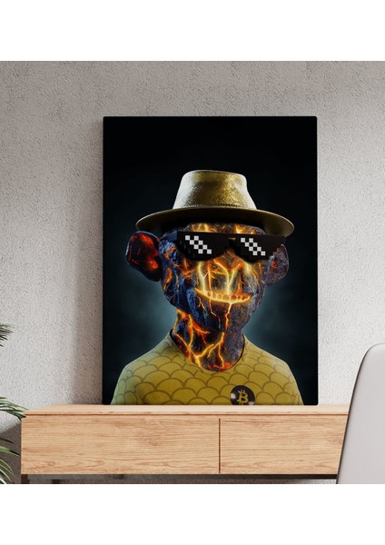 Fantastic Tasarımlı Kanvas Tablo-2 50X70CM Ev Dekorasyonu, Ev Hediyesi