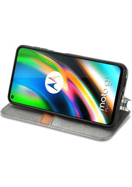 Motorola Moto G9 Artı Cüzdan Fonksiyonu Zarif Iş Deri (Yurt Dışından) modelleri