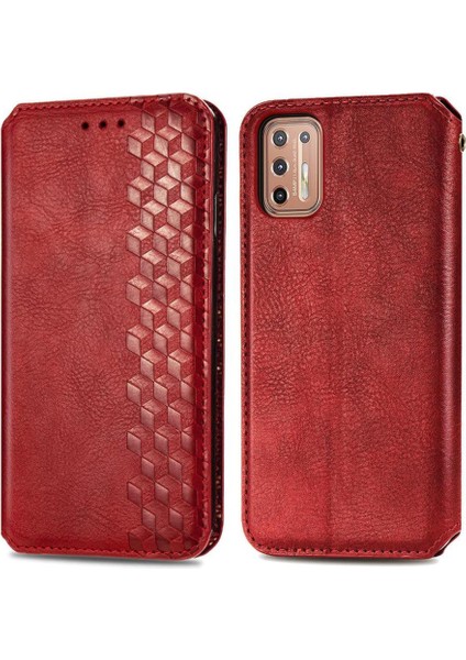 Motorola Moto G9 Artı Cüzdan Fonksiyonu Zarif Iş Deri (Yurt Dışından)