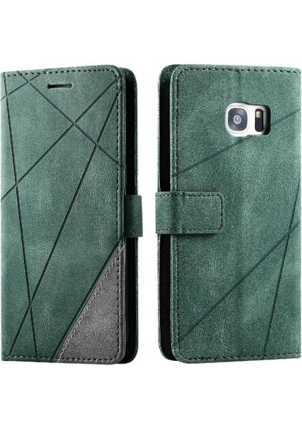 Samsung Galaxy S7 Kenar Cüzdan Flip Folio Darbeye Kart Tutucu (Yurt Dışından)