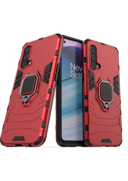 Oneplus Nord Ce 5g Için Kılıf 360 &deg; Dönen Halka Darbeye Kapak Askeri (Yurt Dışından)