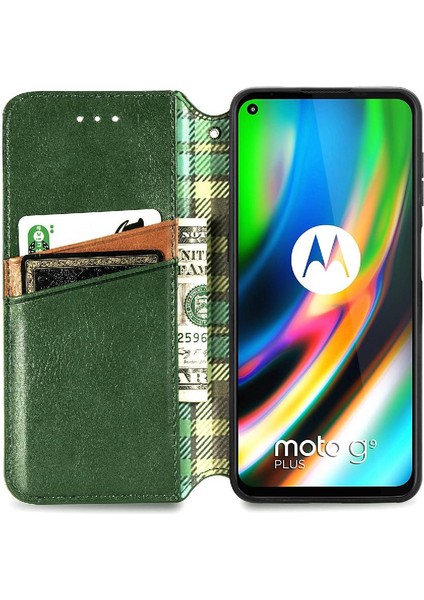 Motorola Moto G9 Artı Cüzdan Fonksiyonu Zarif Iş Deri (Yurt Dışından) fiyatları