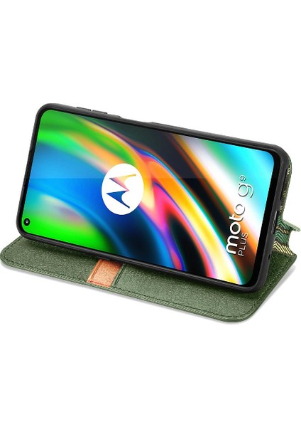 Motorola Moto G9 Artı Cüzdan Fonksiyonu Zarif Iş Deri (Yurt Dışından) fırsatları