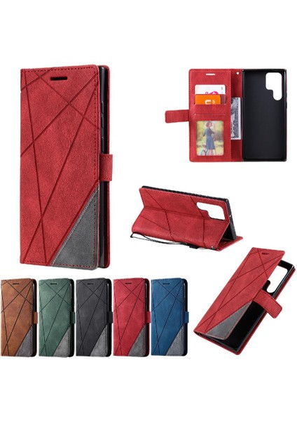 Samsung Galaxy S23 Ultra Kart Tutucu Kickstand Pu Deri Cüzdan (Yurt Dışından) modelleri