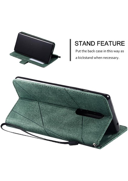Oneplus 8 Için Kılıf Pu Deri Manyetik Cüzdan Flip Folio Kart Tutucu (Yurt Dışından)