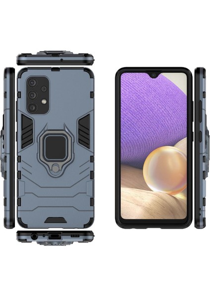 Samsung Galaxy A32 5g Kickstand Için Kılıf 360 &deg; Dönen Halka Askeri Damla (Yurt Dışından) modelleri