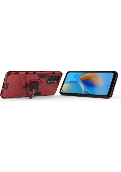 Oppo A74 4g Kickstand Darbeye Kapak Askeri Damla Koruma Için Kılıf (Yurt Dışından) fiyatları