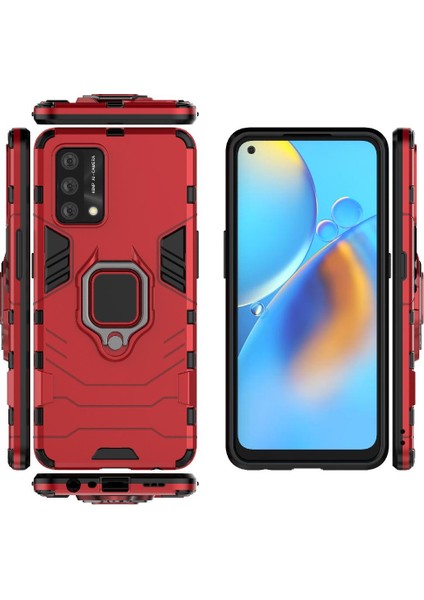 Oppo A74 4g Kickstand Darbeye Kapak Askeri Damla Koruma Için Kılıf (Yurt Dışından) fırsatları