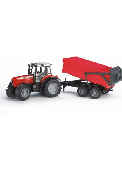 1:16 Model Massey Ferguson 7480 Traktör ve Römork Oyun Seti