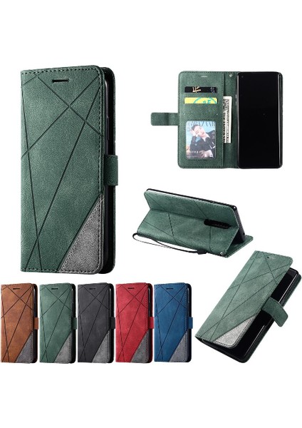 Oneplus 8 Için Kılıf Pu Deri Manyetik Cüzdan Flip Folio Kart Tutucu (Yurt Dışından)