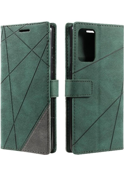 Samsung Galaxy A72 Pu Deri Kart Tutucu Için Kickstand Manyetik Kapak (Yurt Dışından)