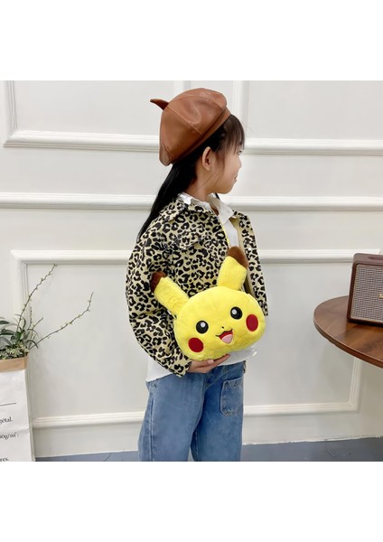 Ithal Kumaş Anime Figür Pokemon Pikachu Peluş Oyuncak Çanta Telefon Kozmetik Tablet Aksesuar Çantası