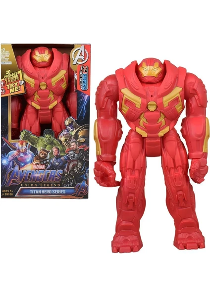 Marvel Avengers Yenilmezler Aksiyon Karakter Figür Işıklı Sesli Oyuncak Iron Man Mark 44 Hulkbuster