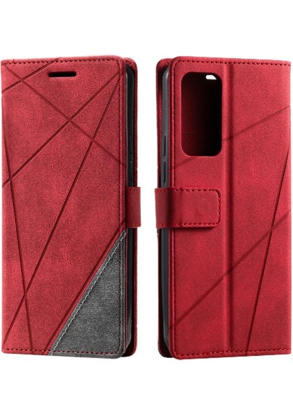 Xiaomi 12 Lite Için Kılıf Kart Tutucu Kickstand Manyetik Darbeye Cüzdan (Yurt Dışından)