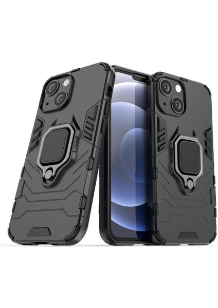 IPHONE 14 Için Kılıf Artı Askeri Damla Koruma 360 &deg; Dönen Halka Kapak (Yurt Dışından)