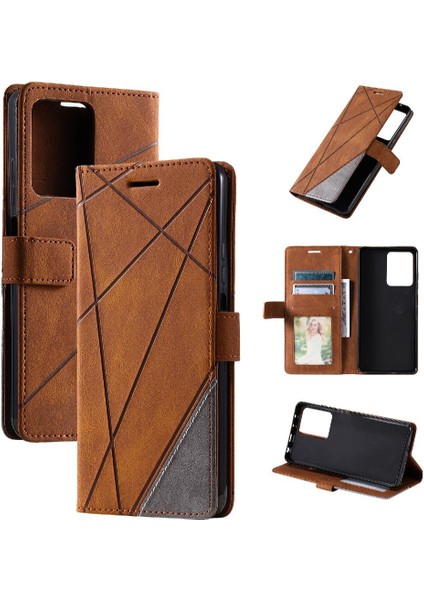 Xiaomi Poco X5 Pro 5g Pu Deri Darbeye Manyetik Cüzdan Flip Case (Yurt Dışından)