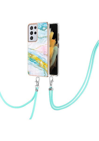 Samsung Galaxy S21 Ultra 5g Tampon Anti-Çizik Yumuşak Crossbody (Yurt Dışından)