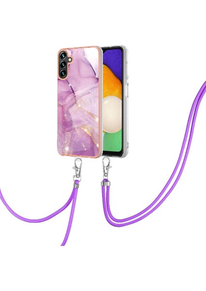 Samsung Galaxy A54 5g Için Crossbody Kordon Askısı Mermer Tampon Yumuşak (Yurt Dışından) modelleri