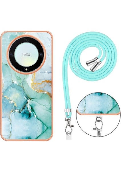 Kılıf Sihirli 5 Lite Crossbody Kordon Askısı Mermer Anti-Scratch (Yurt Dışından)