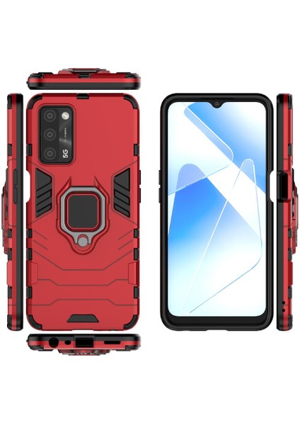 Oppo Oppo 5g Askeri Damla Koruma Darbeye Kapak Kickstand Için Kılıf (Yurt Dışından) modelleri